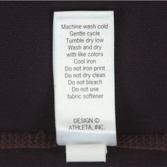 Athleta Elation Women's Extra Small Purple Mid Rise Capri Activewear Leggings - Picture 9 of 9